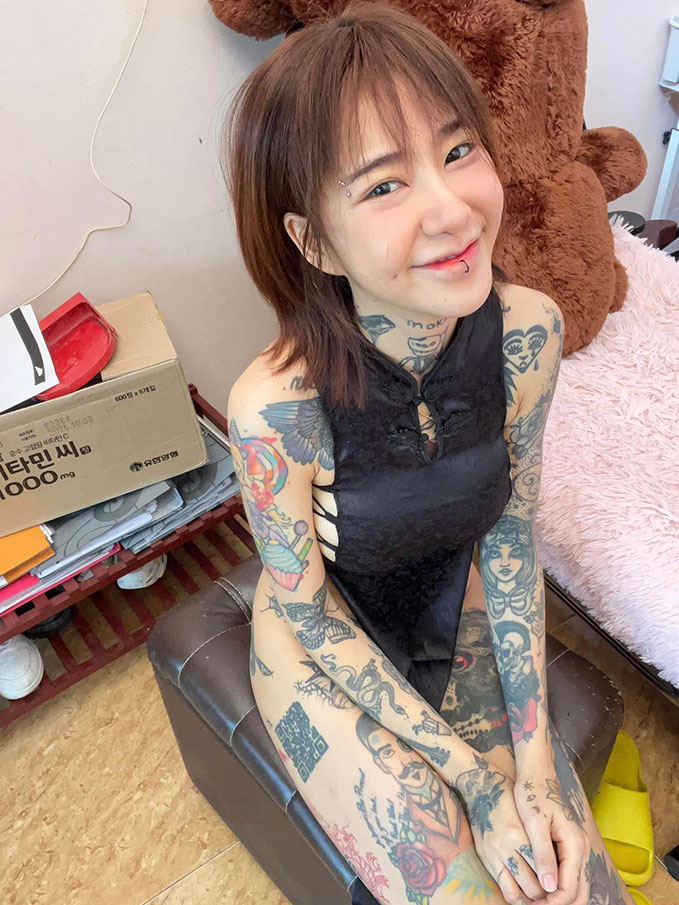 วาร์ป น้องนภัสพลอย สาวรอยสักมากเสน่ห์ onlyfans แซ่บซี๊ดน้ำลายไหล 2