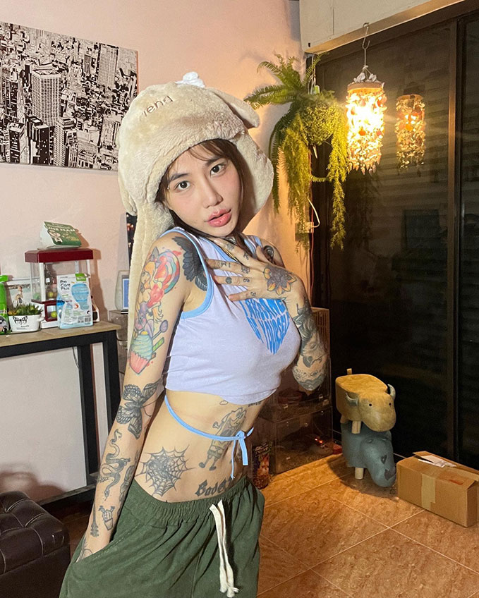 วาร์ป น้องนภัสพลอย สาวรอยสักมากเสน่ห์ onlyfans แซ่บซี๊ดน้ำลายไหล 3