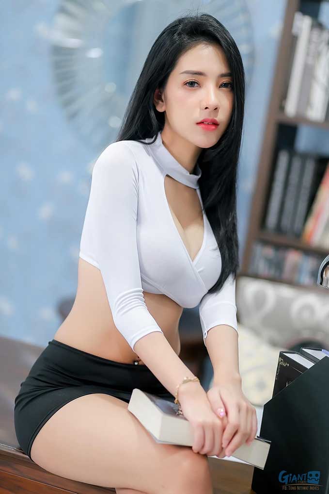 วาร์ป น้องมิ้วส์ นริศรา เน็ตไอดอลสาวสวยใสดาวเด็นสุดเซ็กซี่ขยี้ใจ 17